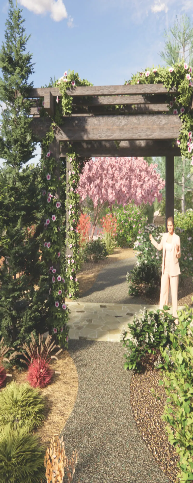 Natural / European style 3D rendering