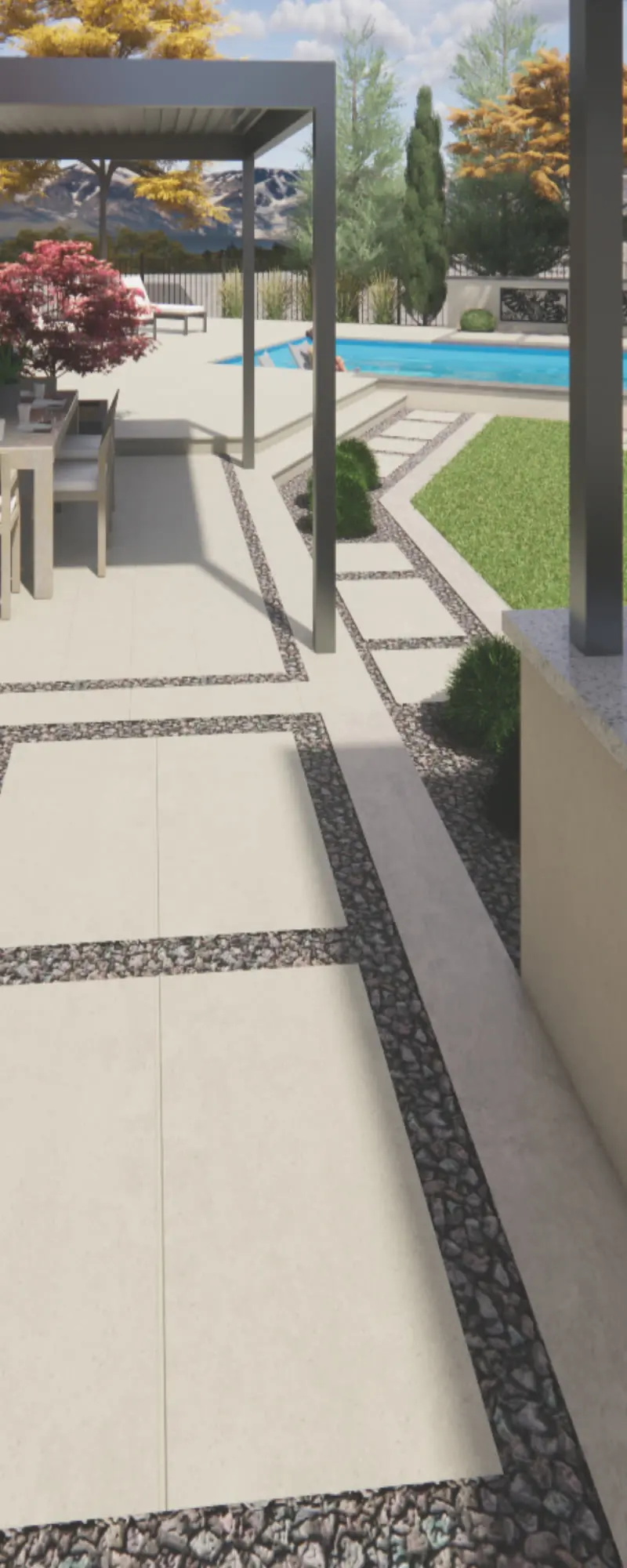 Modern/Baroque style 3D rendering
