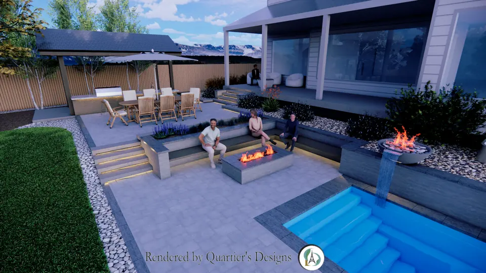 The Art of Outdoor Balance: Mixing Natural Textures and Modern Lines